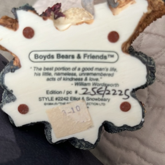 Boyd’s Bear Elliot & Snowbeary EUC - Picture 2 of 3